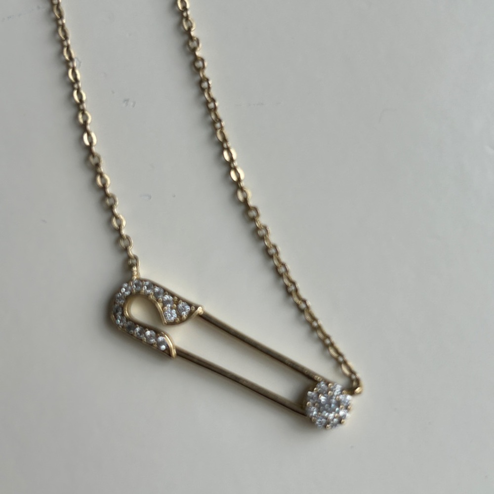 Safety Pin Necklace